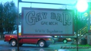 The Gay Bar in Gay, Michigan. 