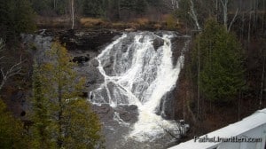 The falls in Eagle River. 