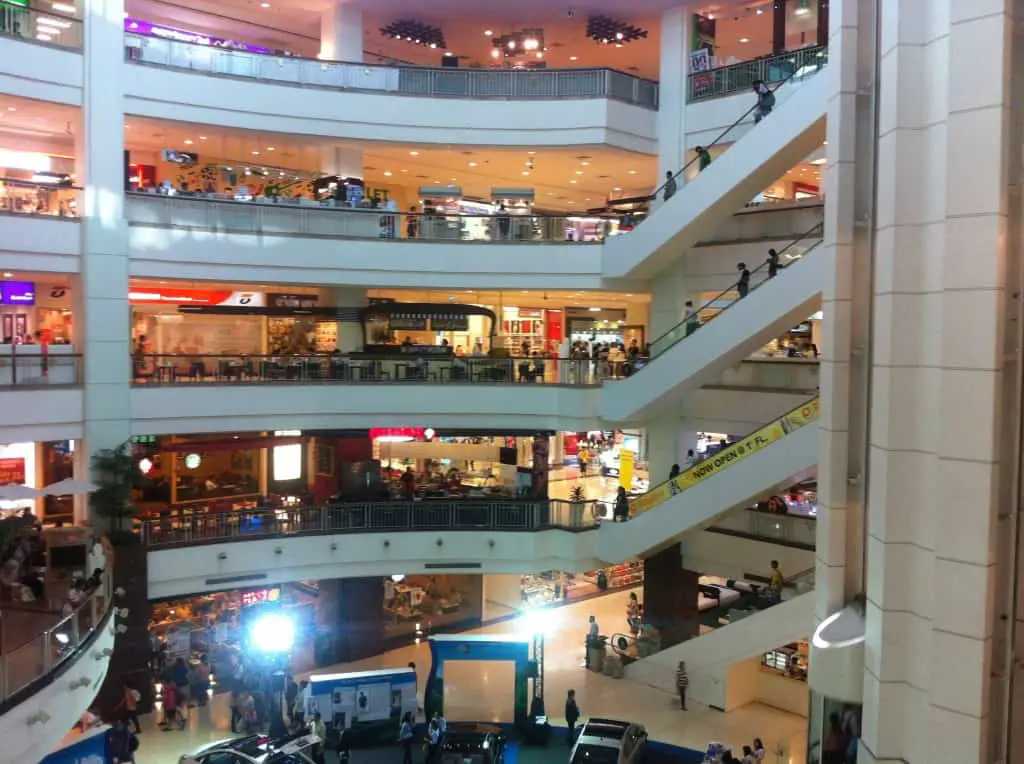 Inside of Central Plaza Pinklao.