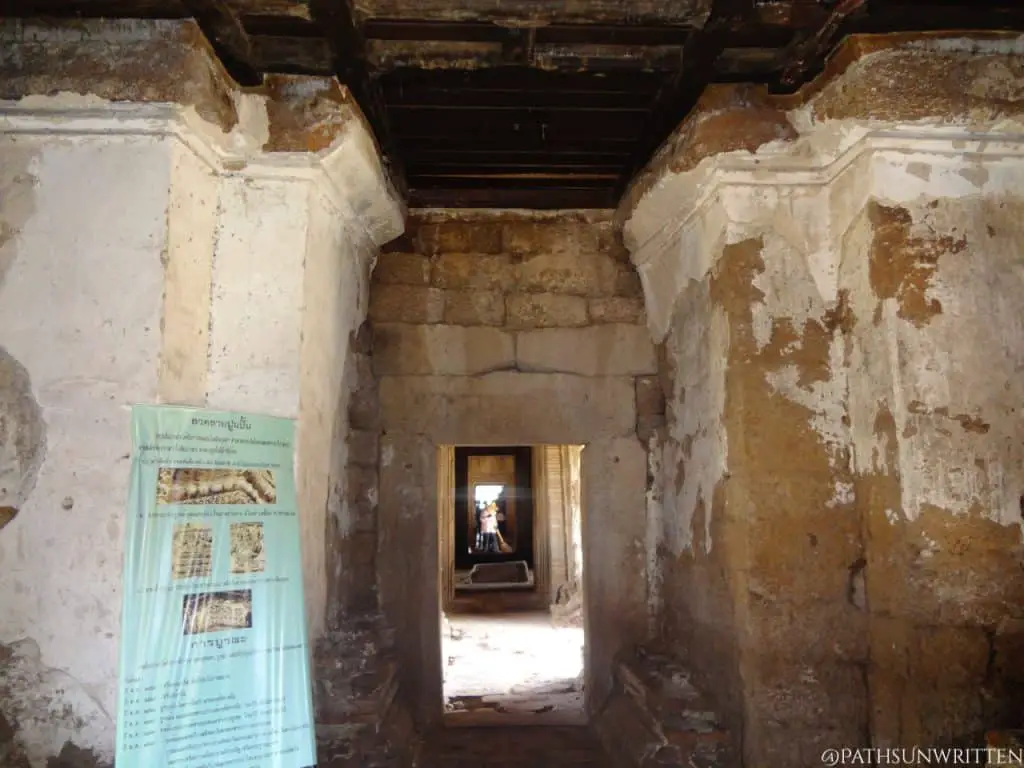 Passage inside the temple.