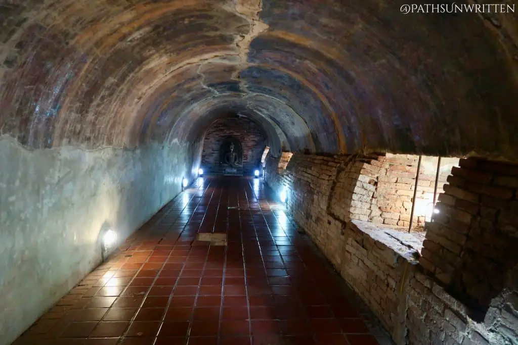 One of the tunnels meant to occupy and contain the monk Jan.