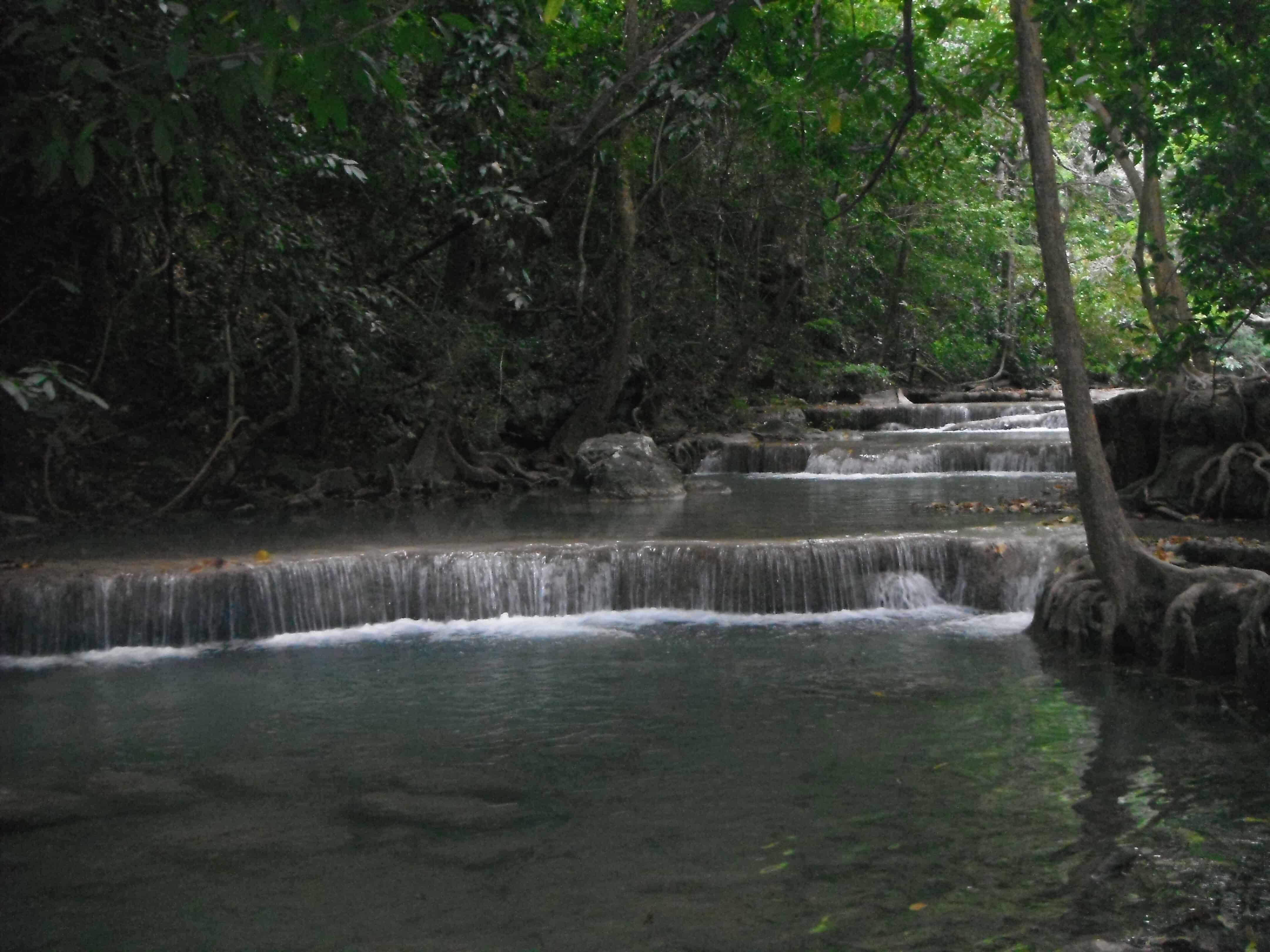 The 7 Tiered Waterfall – Erawan National Park, Thailand