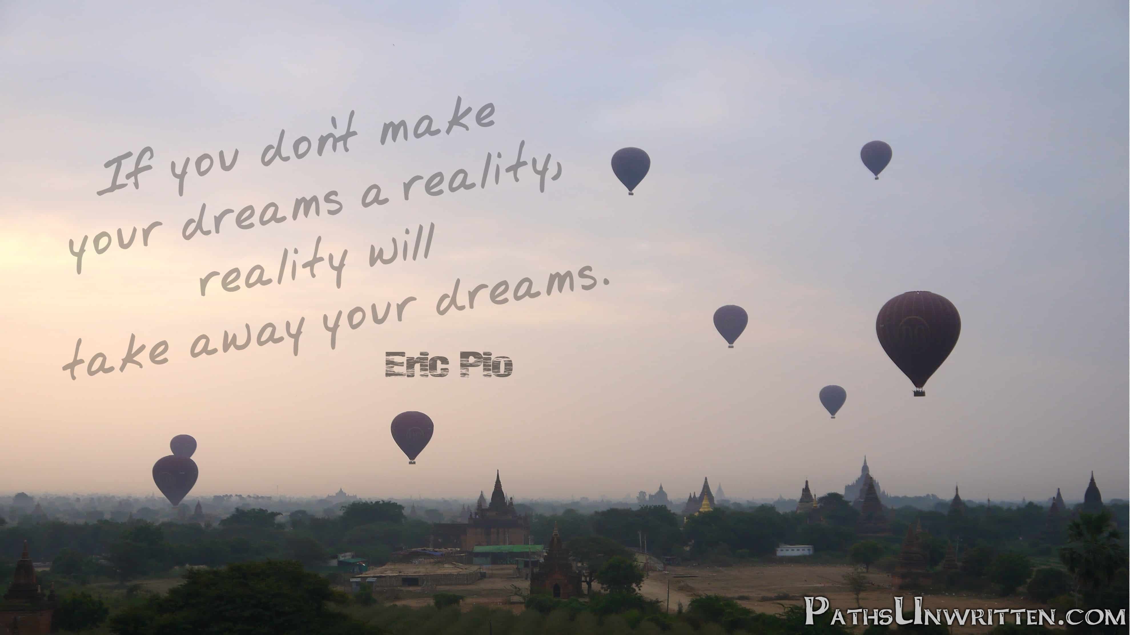 Travel Quote: Dreams and Reality
