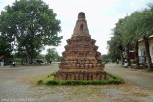Ruined stupa at Wat Chansen, though not likely from the Dvaravati Period.