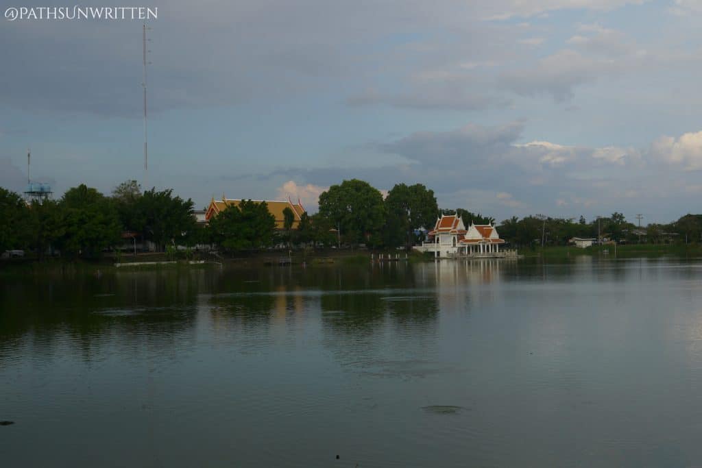 The Bueng Wat Chansen reservoir.