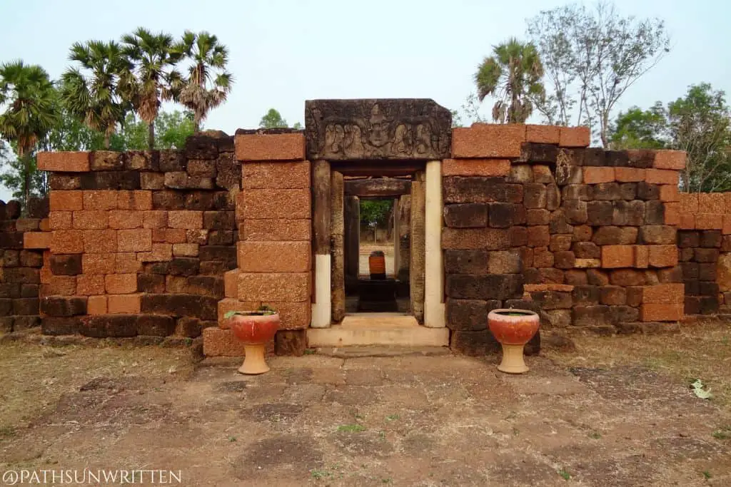The gopura, main entrance of a Khmer temple.