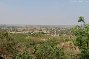 The Gaya countryside from atop the Dungeshwari Cave Temple