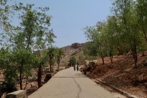 Newly-built path to the Dungeshwari Caves