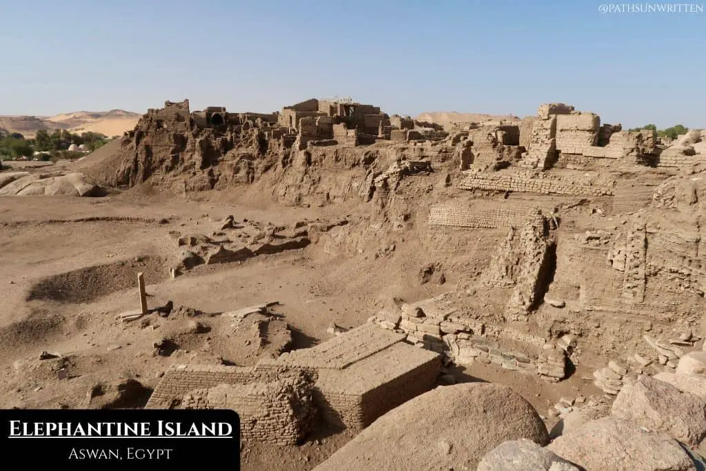 With ruins dating from early Egyptian to Roman eras, Elephantine Island is fascinating to explore.