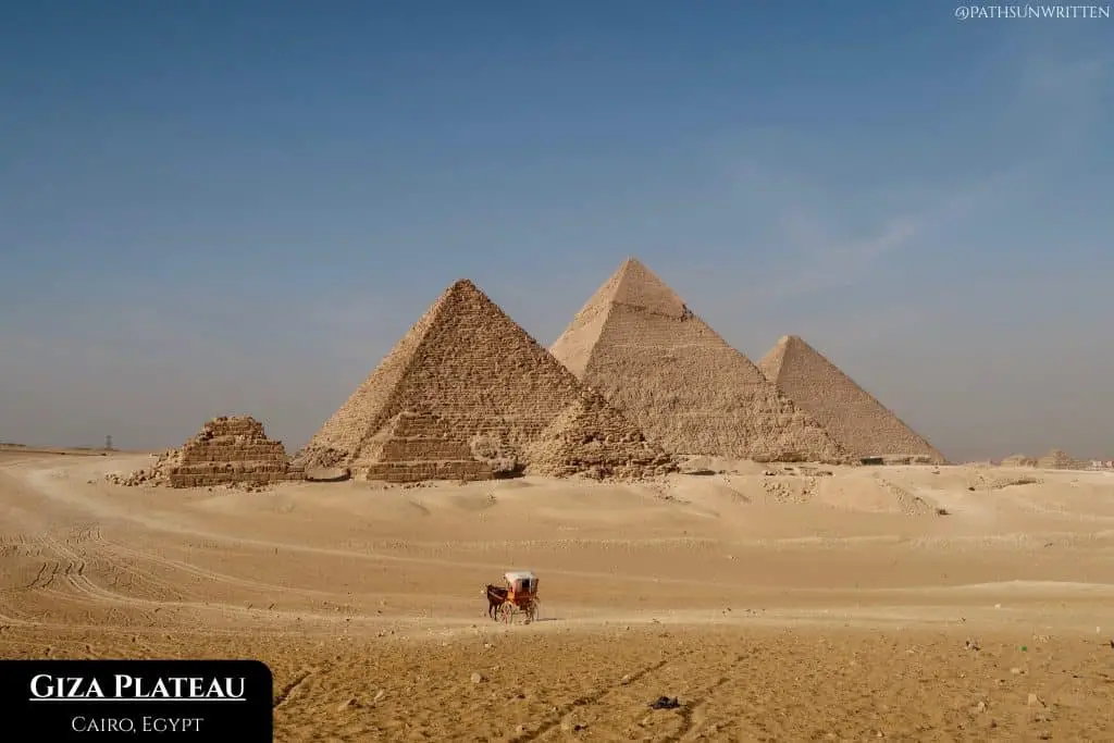 What needs to be said? The Pyramids of Egypt.