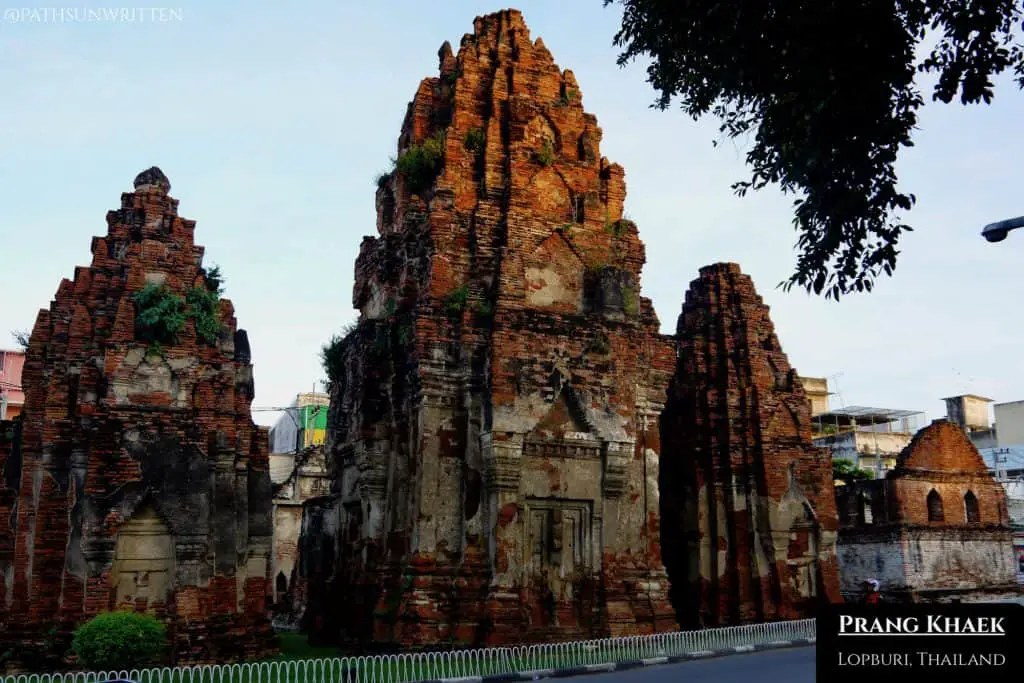 The Angkorian Prang Khaek is the oldest standing monument in Lopburi.