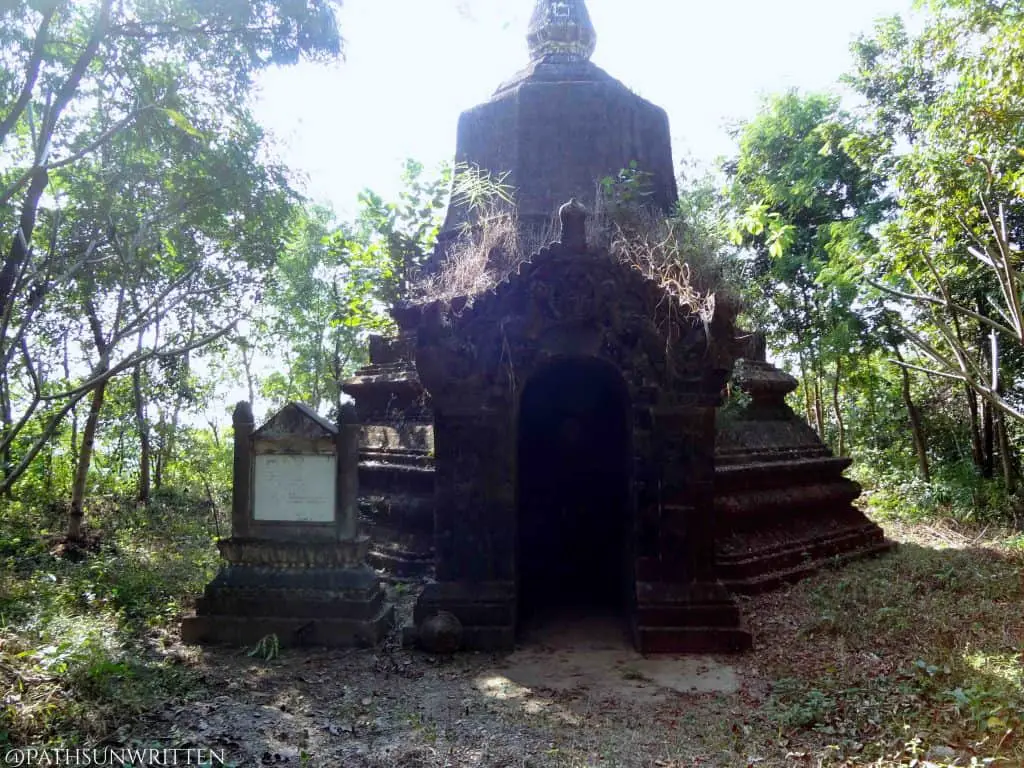 The hidden stupa I found in place of a fortress.