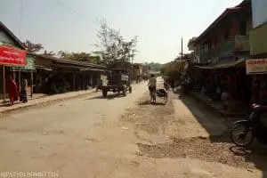 The town center of Mrauk U