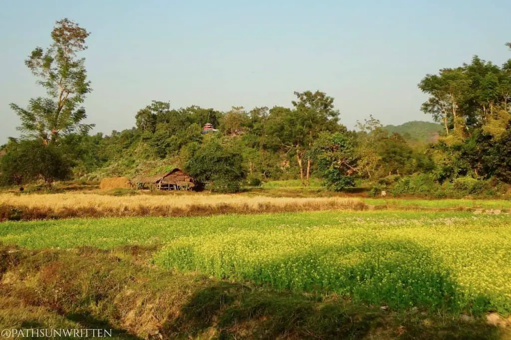 Sanghayana Hill from Waithali Village