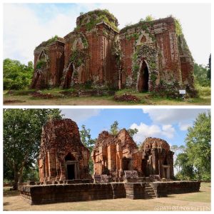 The Chams’ Tháp Chiên Đàn (top) and the Khmers’ Prasat Prang Ku (bottom) may appear similar but are from different cultures.