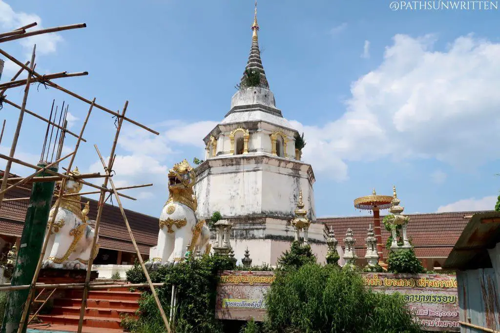 Modern Wat Yang Kuang, where the Phra Saen Swae image was found buried.