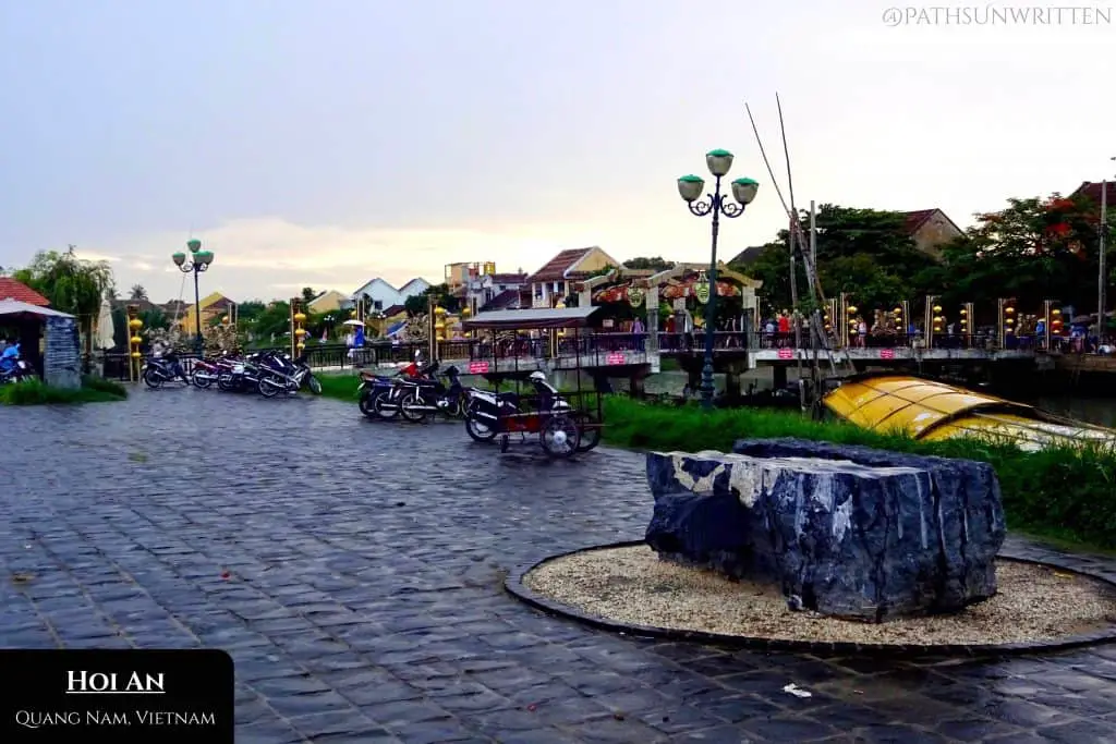 Hoi An hosts historic architecture along its former trading port waterfront.