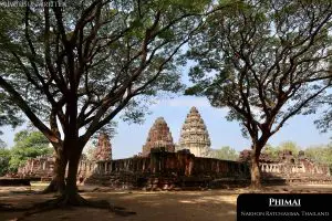 The walled city of Phimai fortified the Khmer Empire's influence over the Isaan frontier.