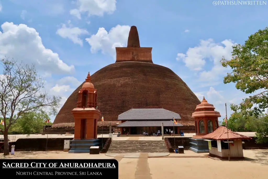 Anuradhapura's monuments date back over 2000 years, making it one of the oldest inhabited cities in the world.