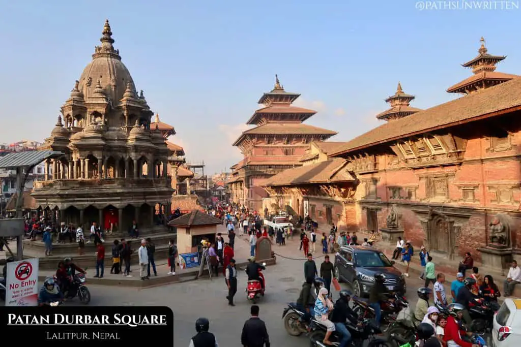 Patan Durbar Square was the royal square of one of three ancient Nepalese kingdoms in the Kathmandu Valley.