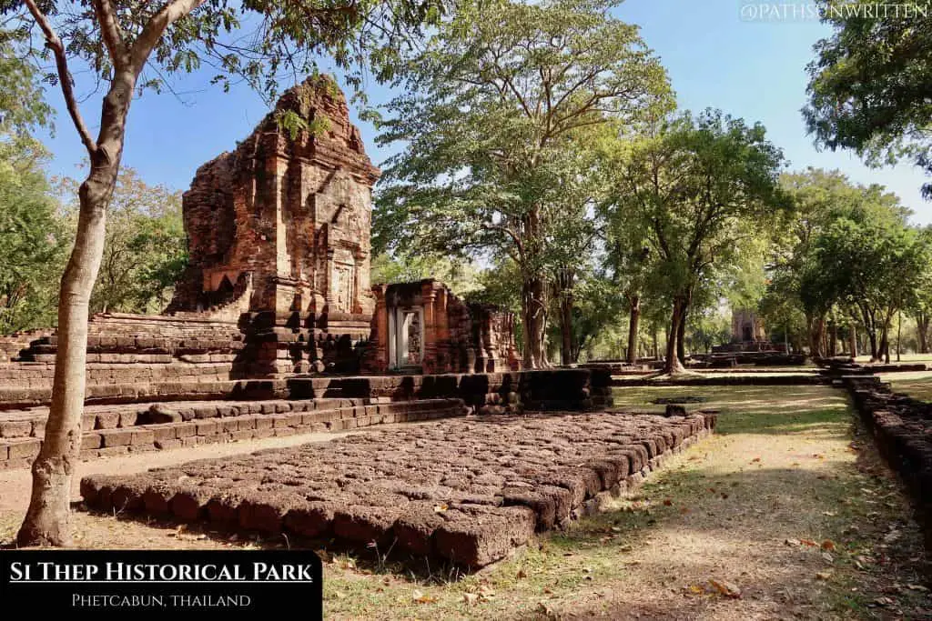 Si Thep was a walled Dvaravati city eventually inhabited by the Angkorian Empire.