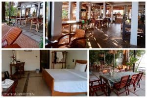 Champasak's Nakorn Cafe Guest House sits along a peaceful stretch of the Mekong River.