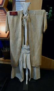 The traditional Lawa attire on display at the Highland People Discovery Museum, Chiang Mai.