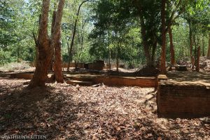 Ruined foundations of Wat Phra Non.
