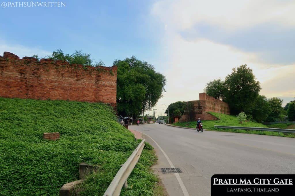 Lampang's restored Pratu Ma city gate.