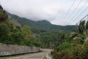 The road through Camiguin provides some great scenery.