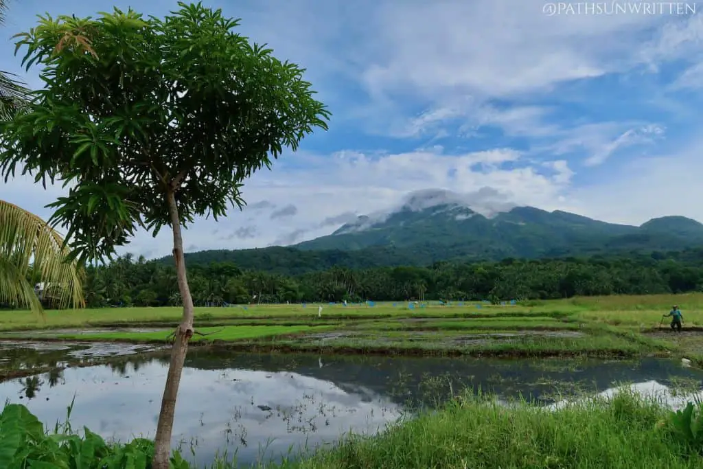 The Hibok-Hibok Volcano located in the center of Camiguin.