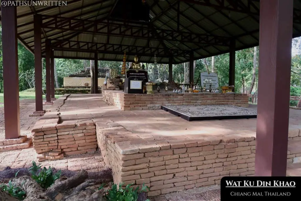 Restored section of the Lanna-era viharn of Wat Ku Din Khao.