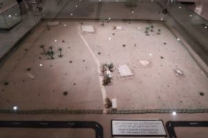 Model of the Jumeirah Archaeological Site at the Dubai Museum.
