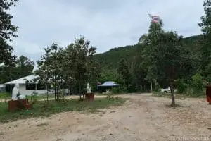 The Wat Luang Nong Ngu cleared main temple grounds