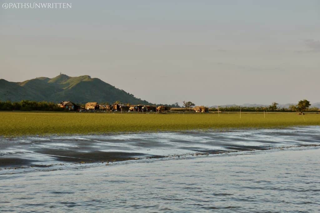 Village near Sittwe on the Kaladan River