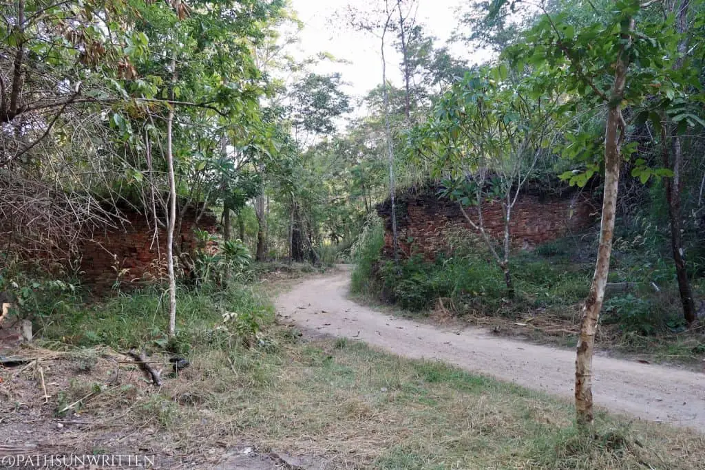 The Lanna-Sukhothai Border Wall from the southern side.