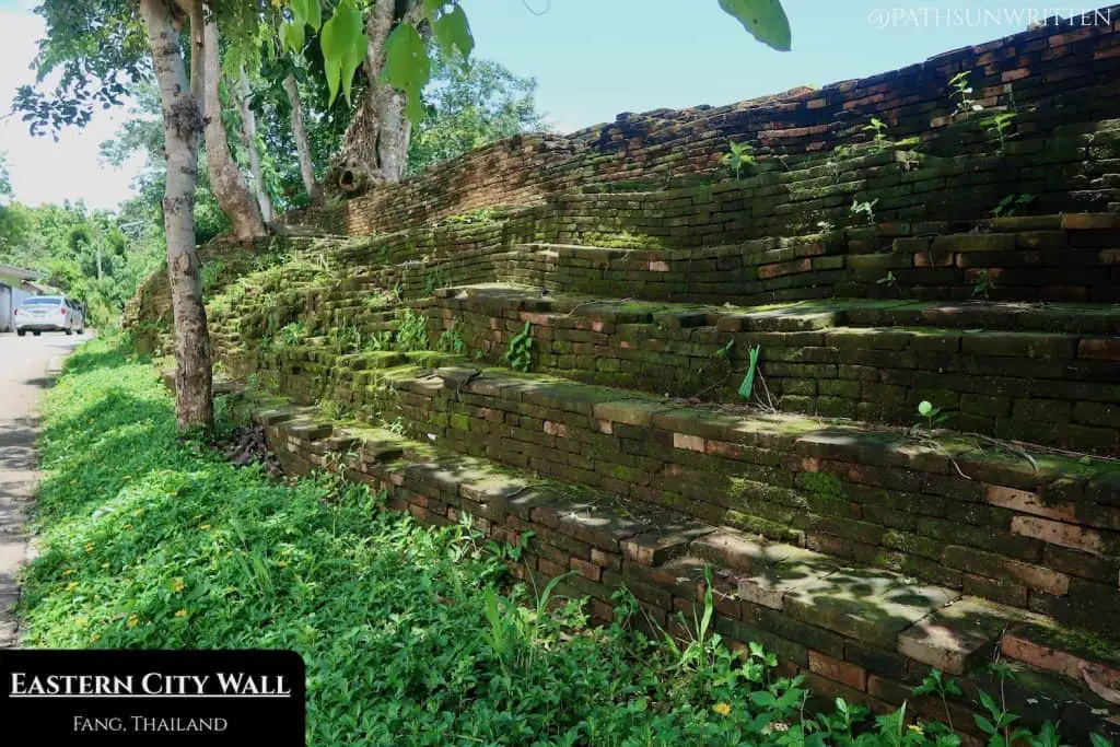 The 660-meter-long eastern city wall of Fang