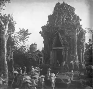 The central kalan tower of Architecture Group I at Dong Duong in 1901