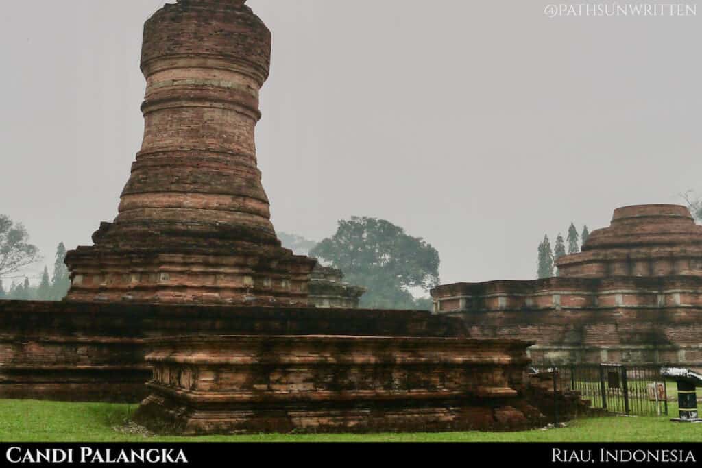 Candi Palangka to the east of Candi Mahligai is the smallest monument at Muara Takus